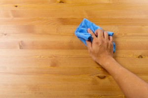 wood in the kitchen